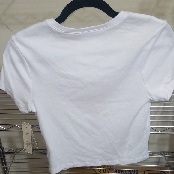 No Boundaries White Tee with Red Lobster and Blue Cape Cod Text - Picture 4 of 4